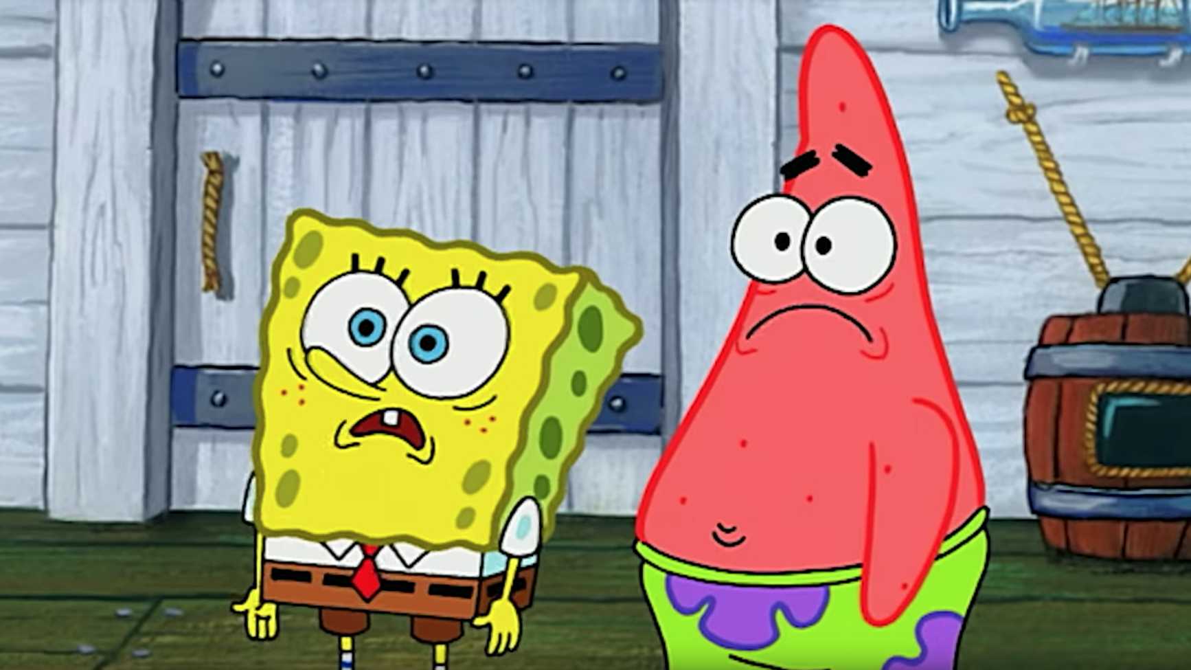 squidward and patrick gif