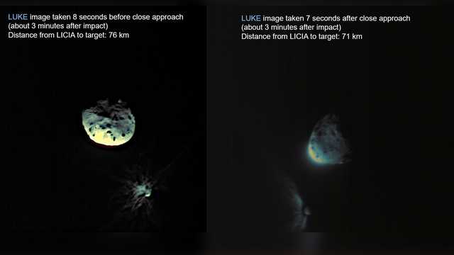 'Rail cars' of material released after NASA spacecraft intentionally hit asteroid - Vimarsana News