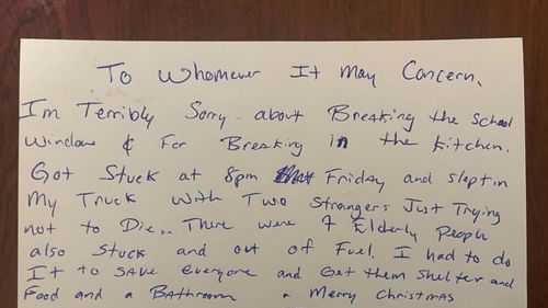 'I had to do it to save everyone': Man breaks into school, shelters over 20 people from blizzard - Vimarsana News