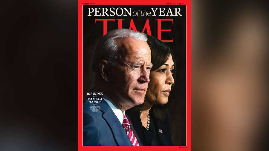 Time magazine has named Joe Biden and Kamala Harris 2020's Person of the Year.