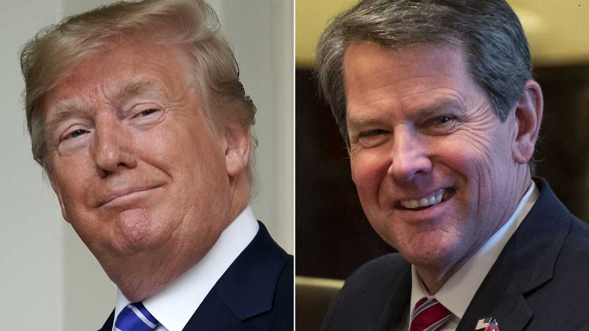 President Trump pressured Georgia governor to help overturn Biden's win ...