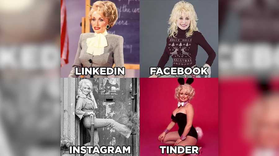 Dolly Parton Inspires Linkedin Facebook Instagram Tinder Meme