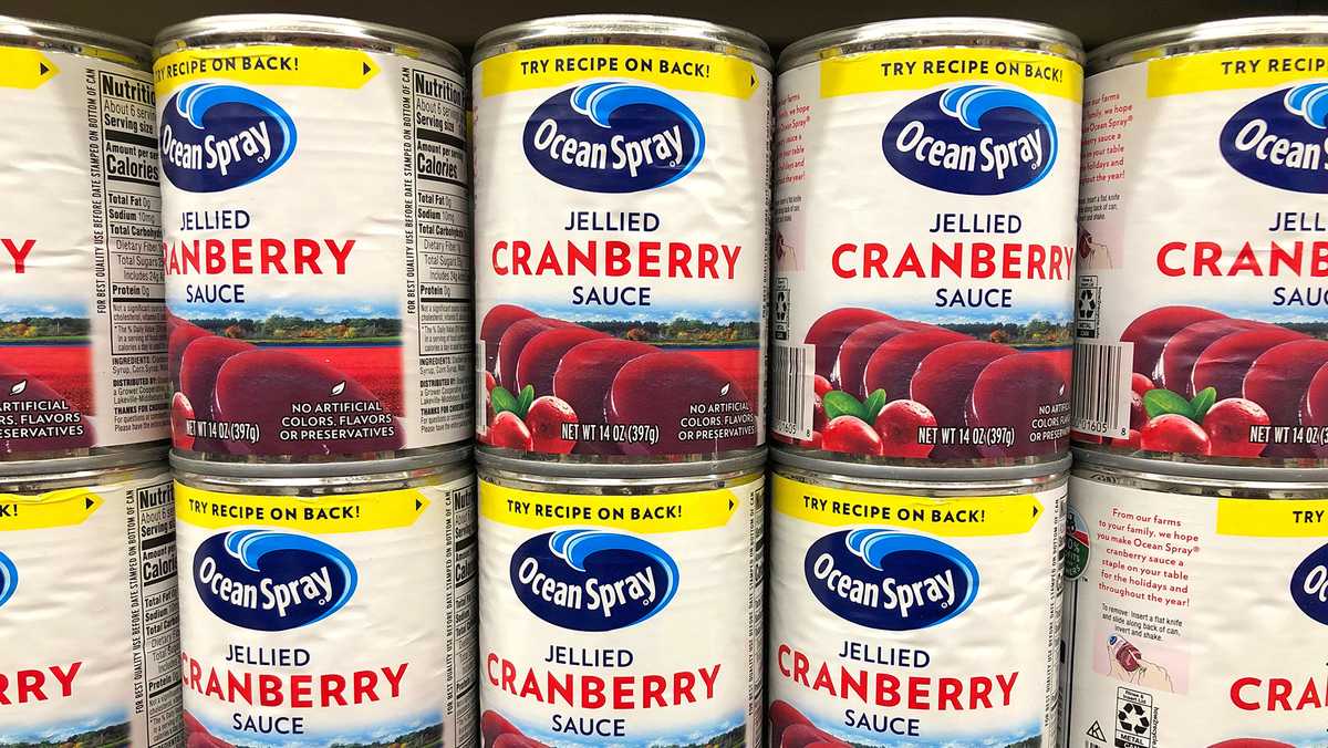 Ever wonder why the labels on cans of cranberry sauce are upside-down