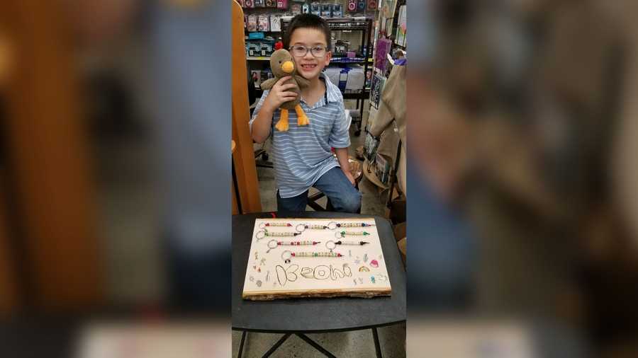 Keoni Ching from Vancouver, Washington wanted to help his schoolmates.