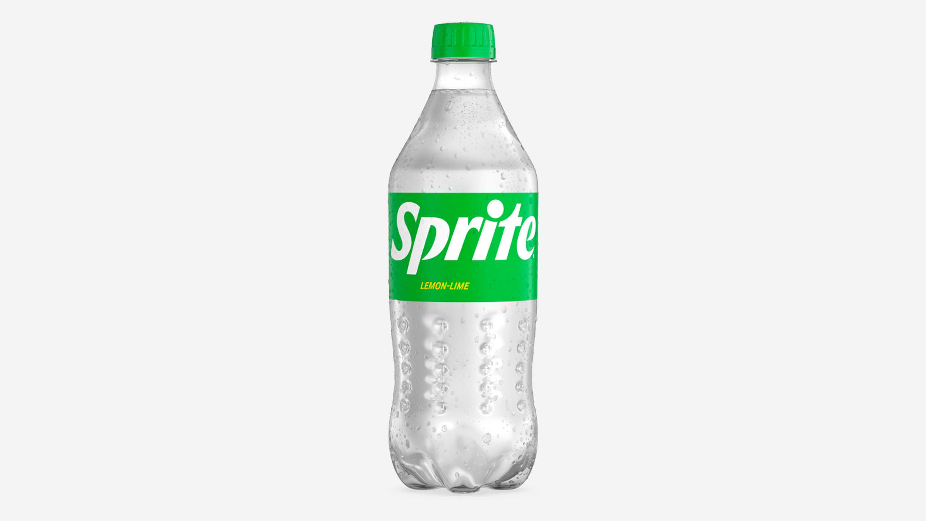 2020 SPRITE NEW LOOK ONE LABEL 8 OUNCE GLASS  COCA   COLA PRODUCT BOTTLE 