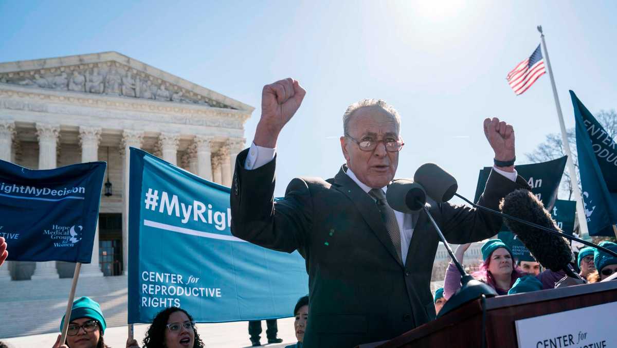 Schumer says he used the wrong words following Supreme Court backlash