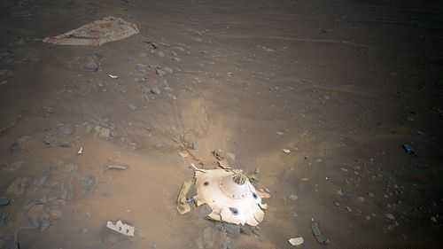 Ingenuity helicopter takes photos of debris field on Mars - Vimarsana News