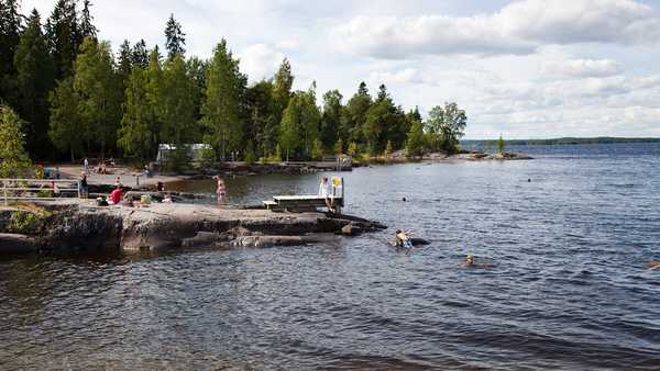 Rauhaniemi Area. Nasijarvi Lake. Tampere. Finland. Europe Area of Rauhaniemi. Nasijarvi Lake. Tampere. Finland. Europe.