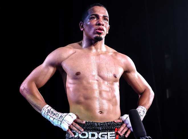 In&#x20;this&#x20;handout&#x20;image&#x20;provided&#x20;by&#x20;Top&#x20;Rank,&#x20;Felix&#x20;Verdejo&#x20;is&#x20;interviewed&#x20;after&#x20;defeating&#x20;Will&#x20;Madera&#x20;&#x28;not&#x20;pictured&#x29;&#x20;during&#x20;their&#x20;lightweight&#x20;bout&#x20;at&#x20;MGM&#x20;Grand&#x20;Conference&#x20;Center&#x20;Grand&#x20;Ballroom&#x20;on&#x20;July&#x20;16,&#x20;2020&#x20;in&#x20;Las&#x20;Vegas,&#x20;Nevada.