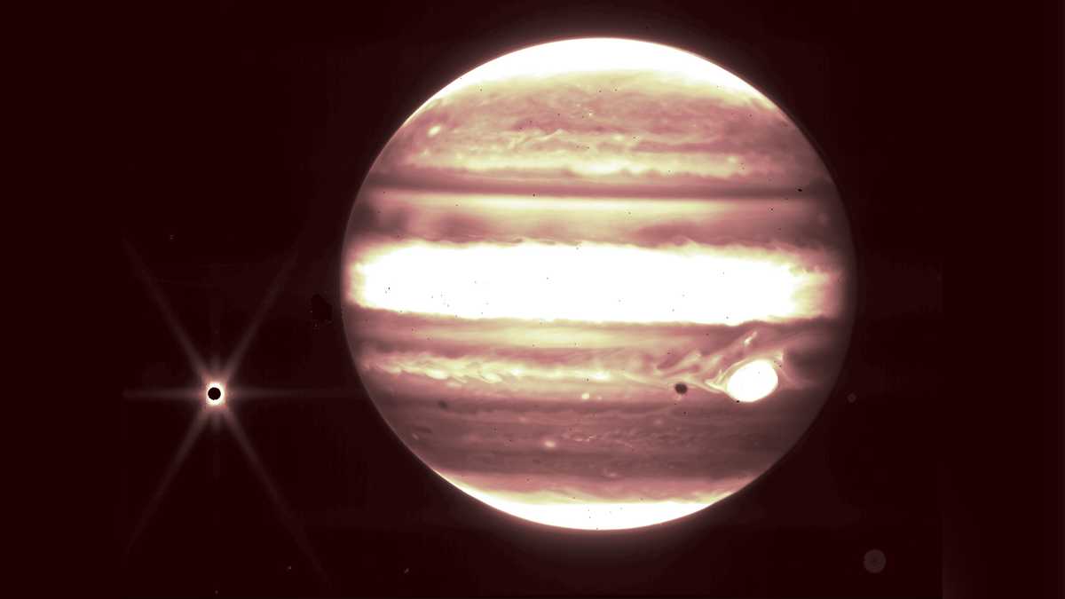 New Webb telescope images show Jupiter in a new light - KSBW Monterey