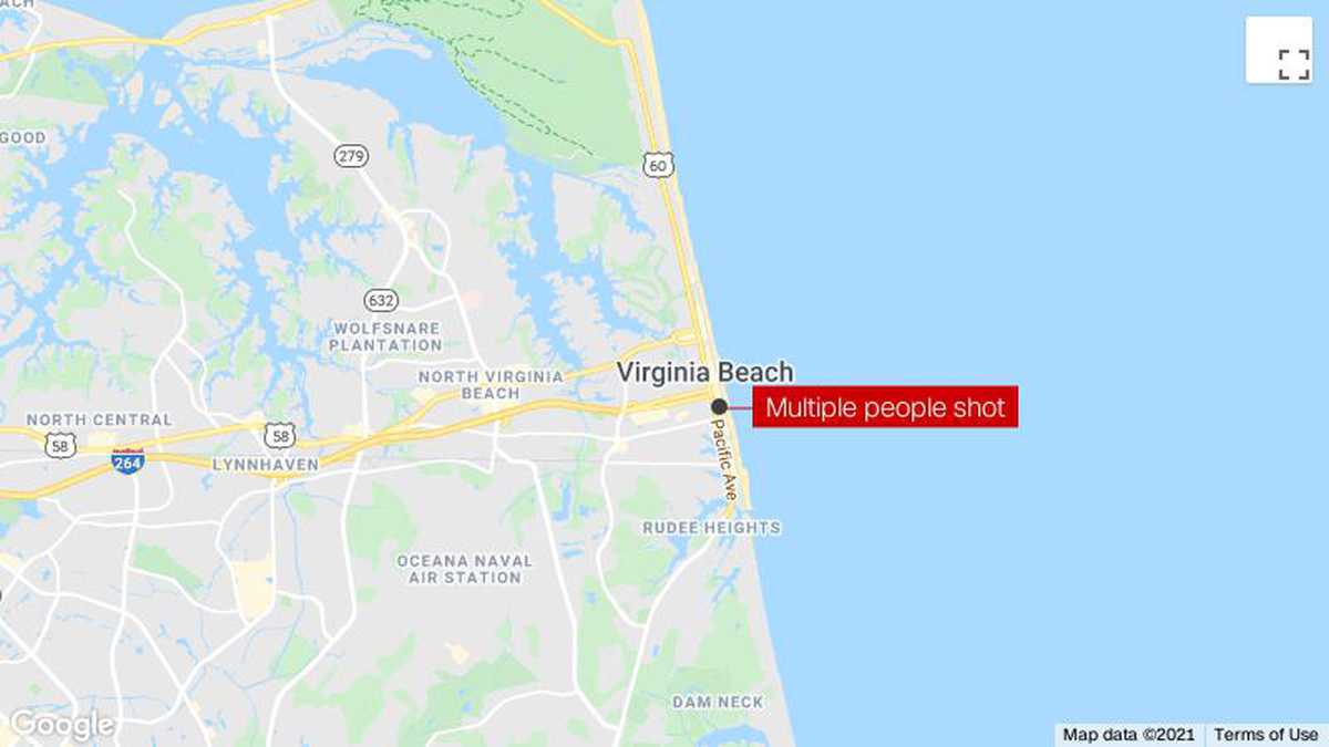 Police: 2 dead, 8 wounded in Virginia Beach oceanfront shootings