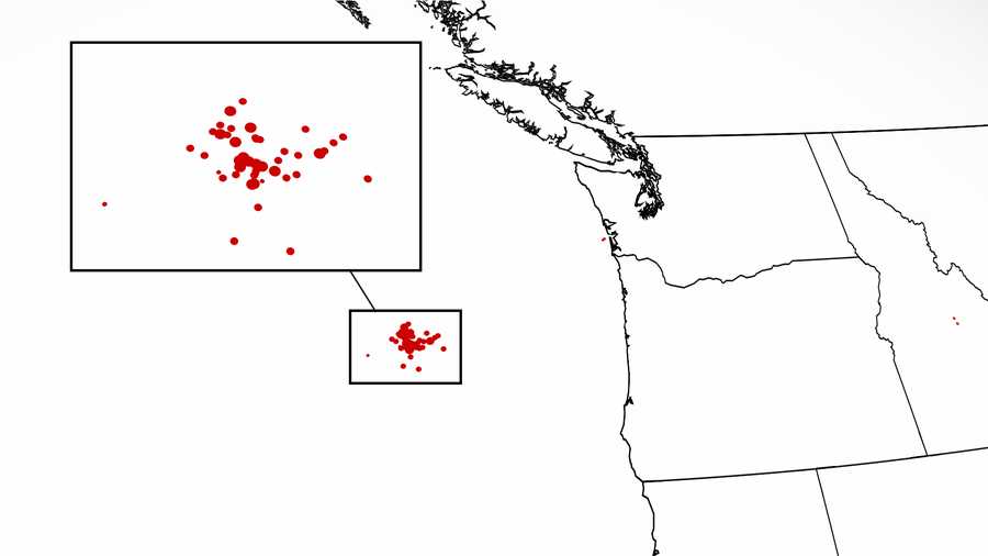 One of North America's most active fault lines sprung to life after a swarm of more than 40 earthquakes, ranging from a magnitude 3.5 to 5.8 rattled off the coast of Oregon, catching the attention and concern of millions in the region.
