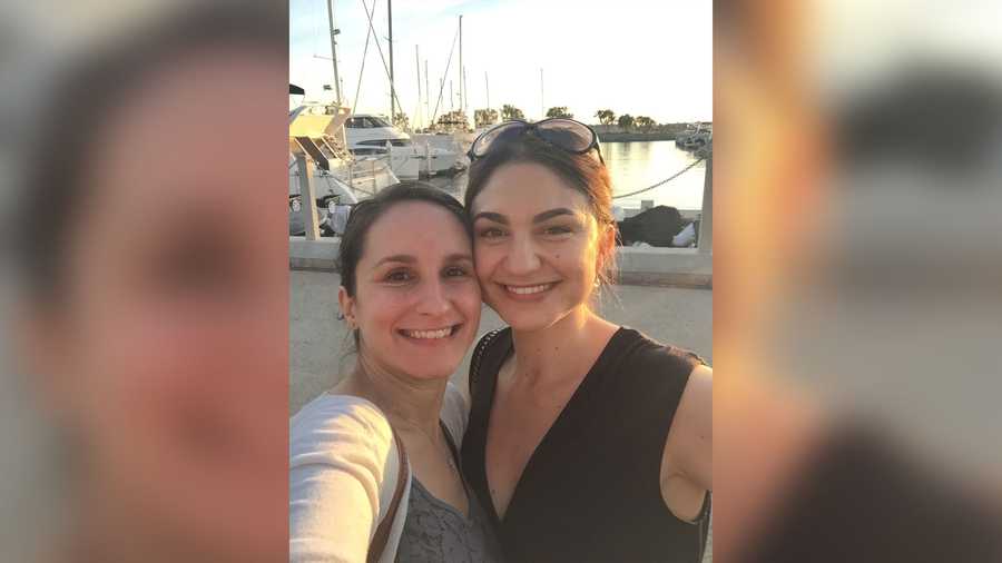 A recent photo shows Vanja Contino and Ayda Zugay. The sisters say an envelope they received from a stranger with $100 inside is still shaping their lives, decades later.