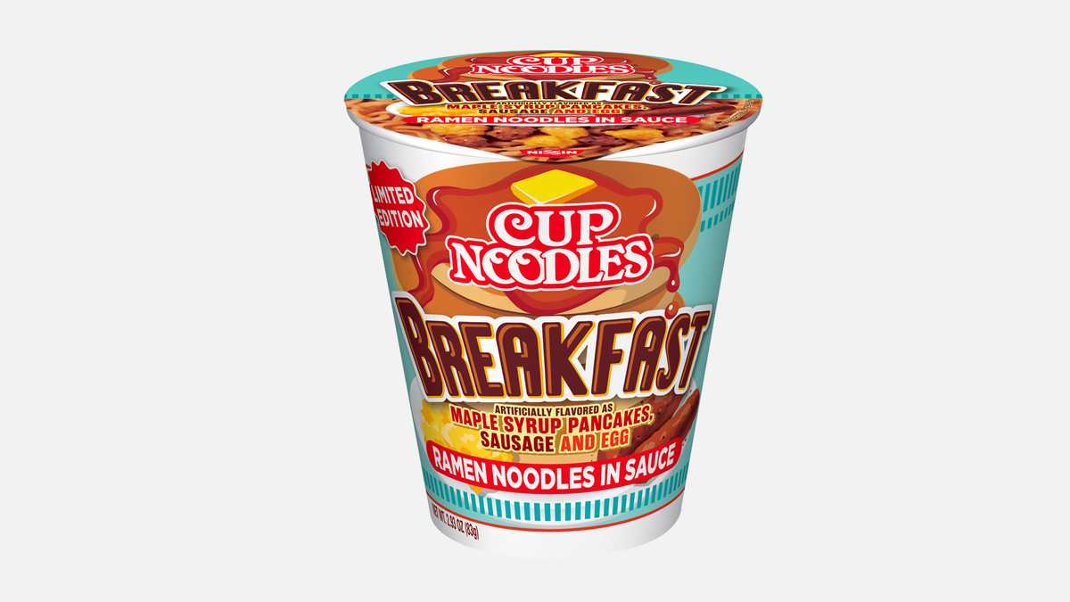 Cup Noodles' new ramen flavor puts breakfast cravings into a cup