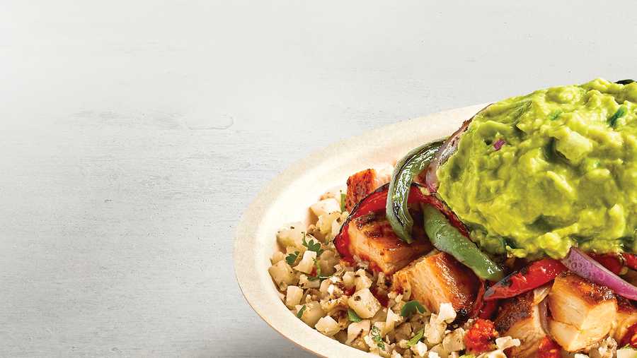 Chipotle's slimming down for the new year too, adding cauliflower rice