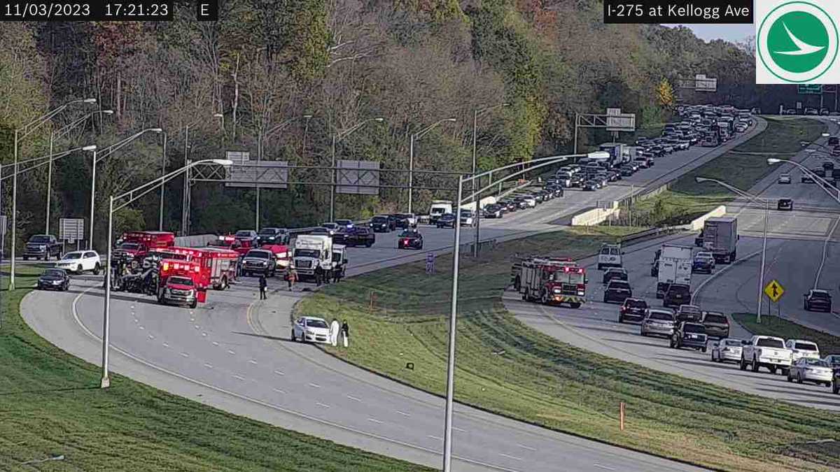 Traffic Reopened After Crash On I 275 Near Kellogg Avenue