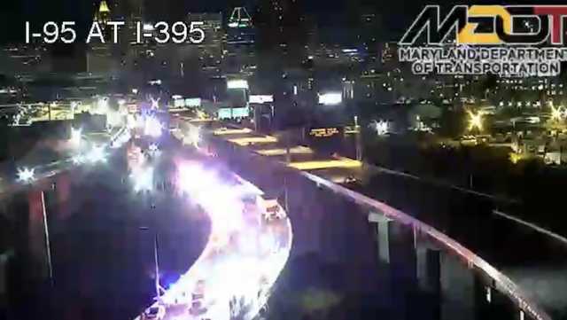 1 dead after fall from Baltimore I-395 bridge after crash - Vimarsana News
