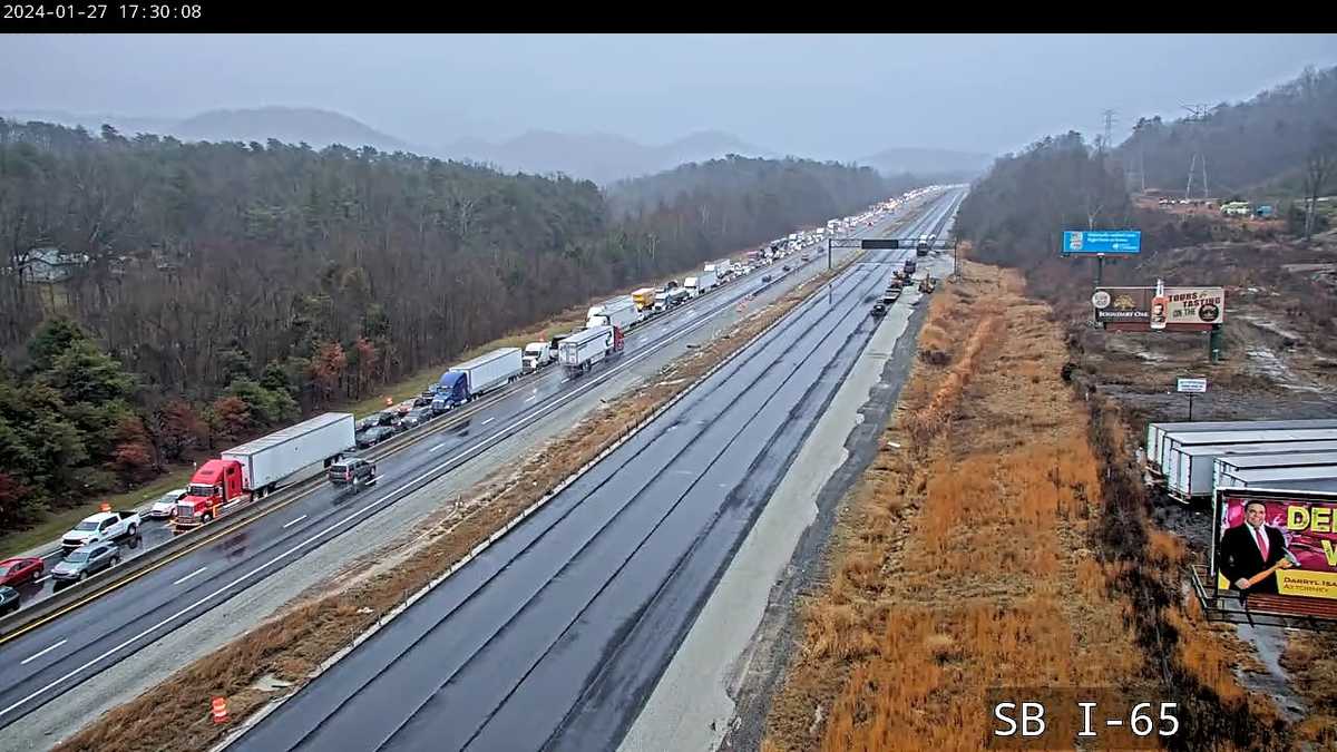 I-65 N near Bernheim Forest back open after crashes