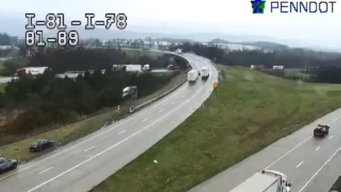 Crash: Jackknifed tractor-trailer slows traffic on Interstate 81 in ...