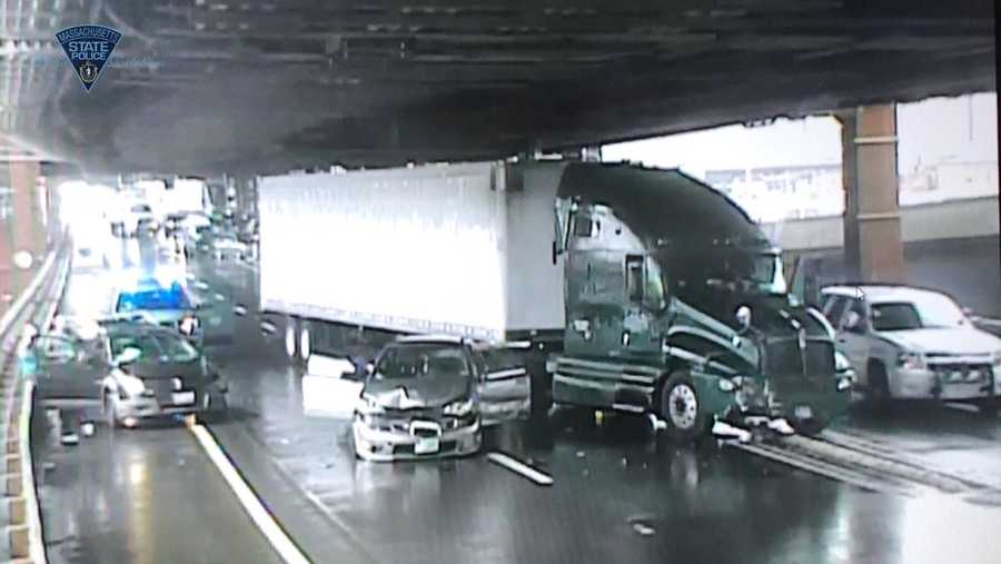 Crash on I-93 in Boston caused major delays