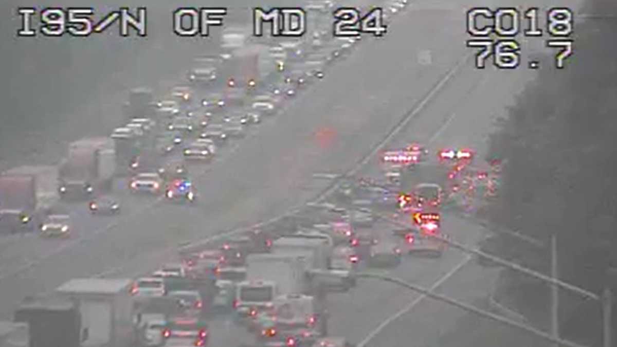 2 dead after crash on I-95 NB in Harford County
