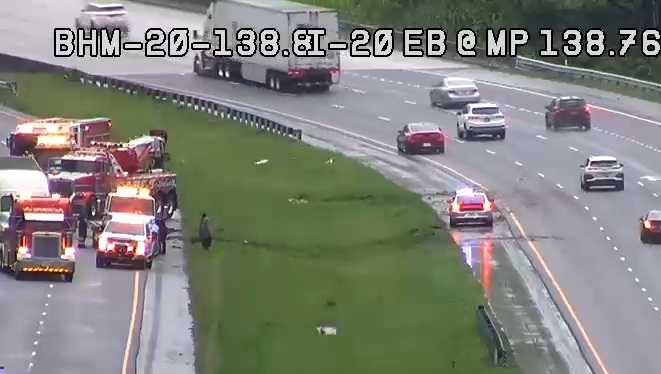 Update: All lanes of I-20 near I-459 reopen after crash