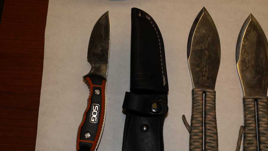 Photos: Guns, knives police found after West Allis shooting