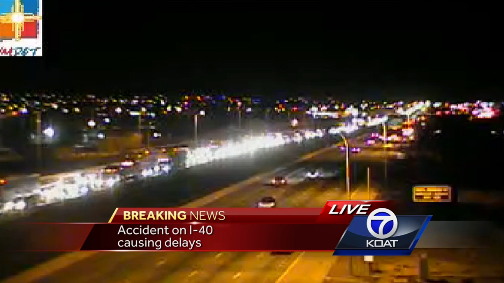 Multiple crashes cause major traffic delays around Albuquerque