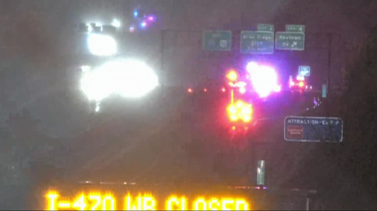One killed in early morning crash on I-470