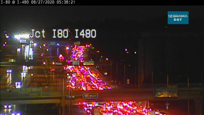 Omaha police: Semi hits, kills person on Interstate 80