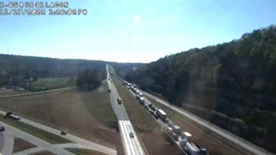 Vehicle fire closes all southbound lanes of Interstate 65 in Cullman County