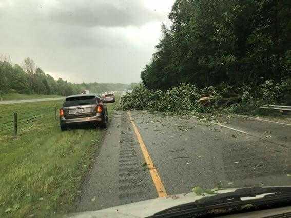 Power outages, damage reported as severe storms move through region