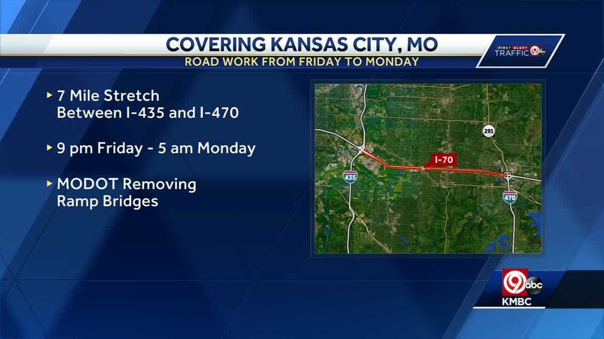 REMINDER: Portion of I-70 closed this weekend