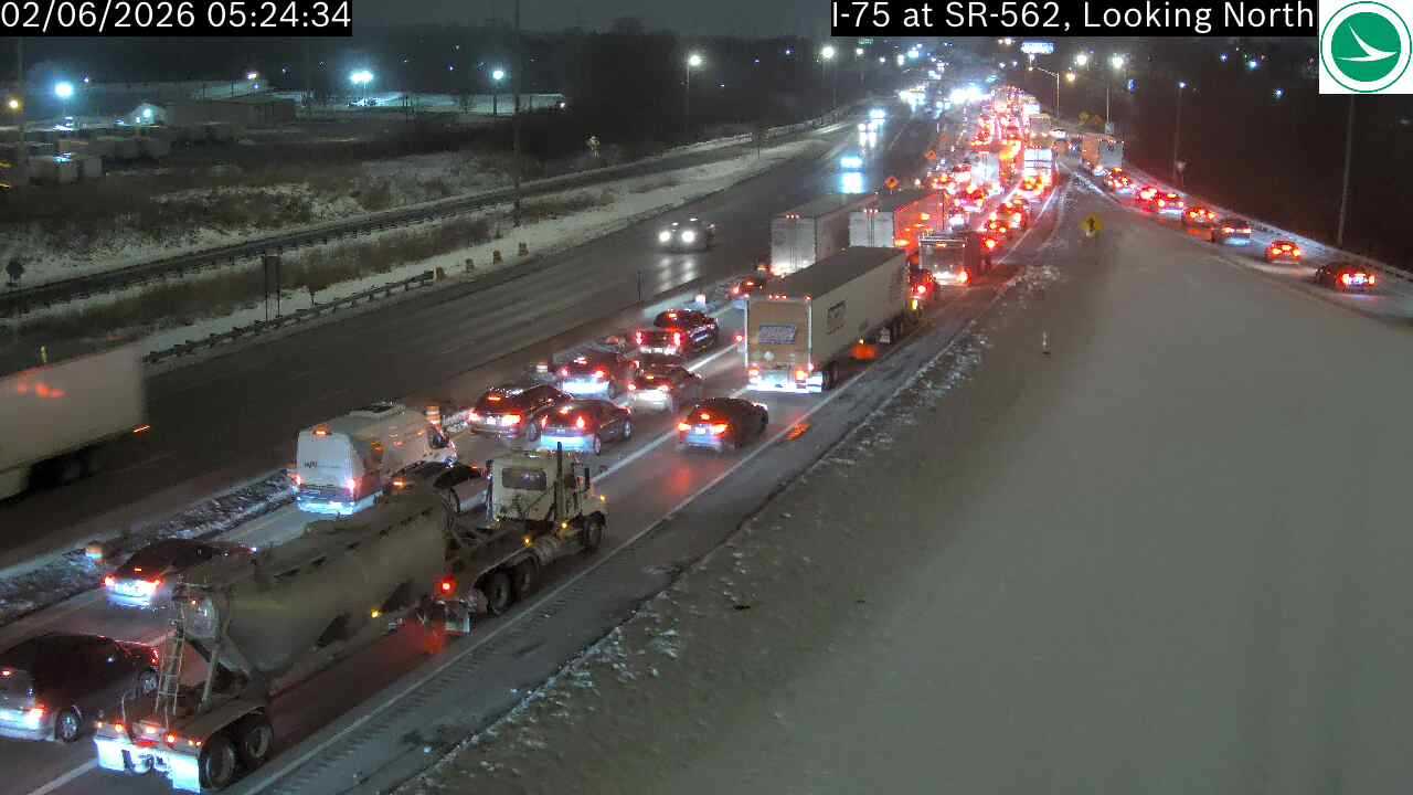 Northbound lanes on I-75, just past Norwood Lateral, reopened