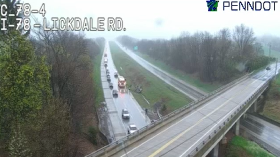 Crash slows traffic in Lebanon County