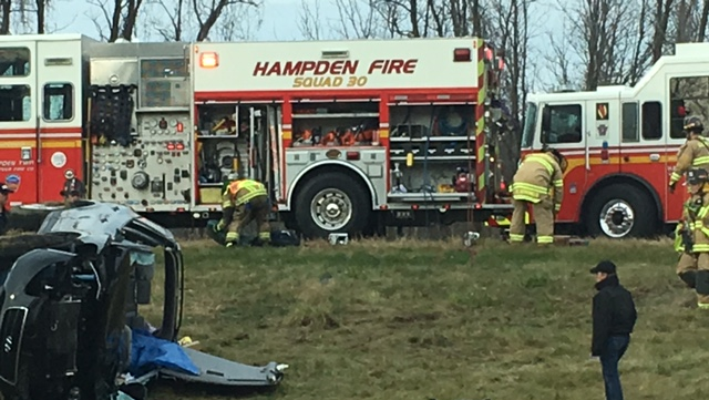 Crash closes southbound lanes of Interstate 81