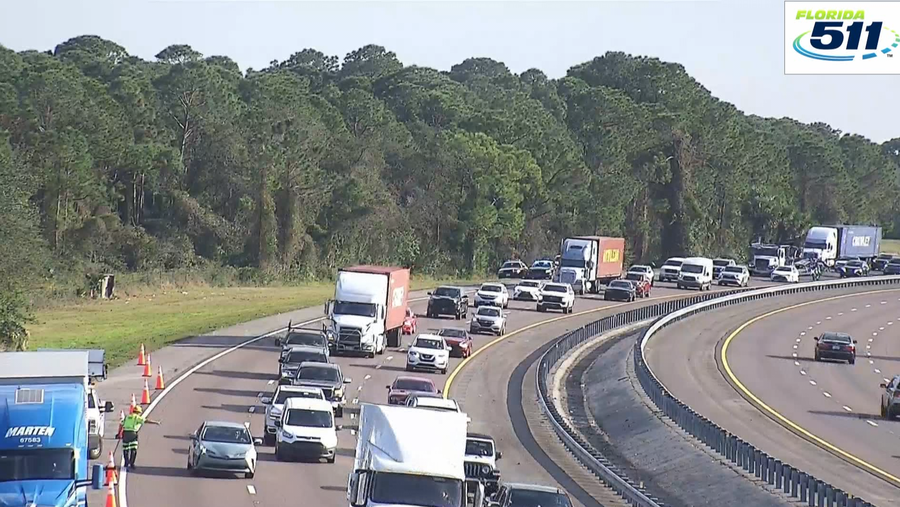 Titusville man airlifted to hospital after rollover crash on I-95