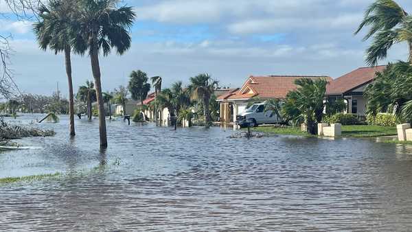 21.16 inches of rain — Union Park, just northeast of Orlando in central Florida, picked up 21.16 inches of rain from the storm. That's almost four times the average rainfall for September in Orlando, and it fell in about 36 hours.