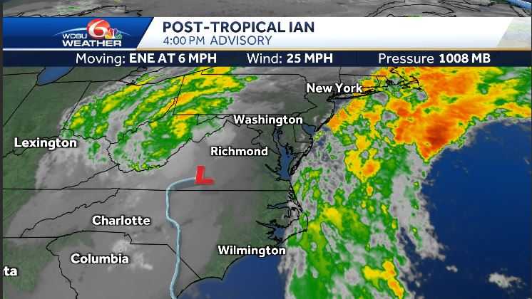 Post-Tropical Cyclone IAN Wraps Up