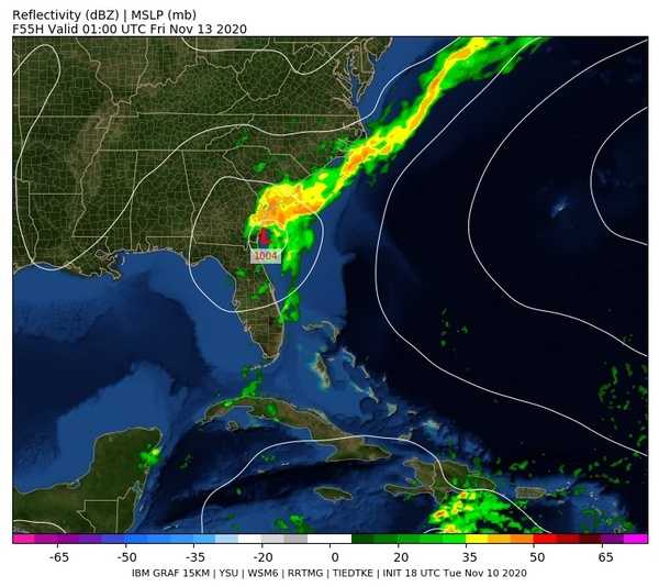 Tropical Storm Eta to impact the Southeast Coast this week
