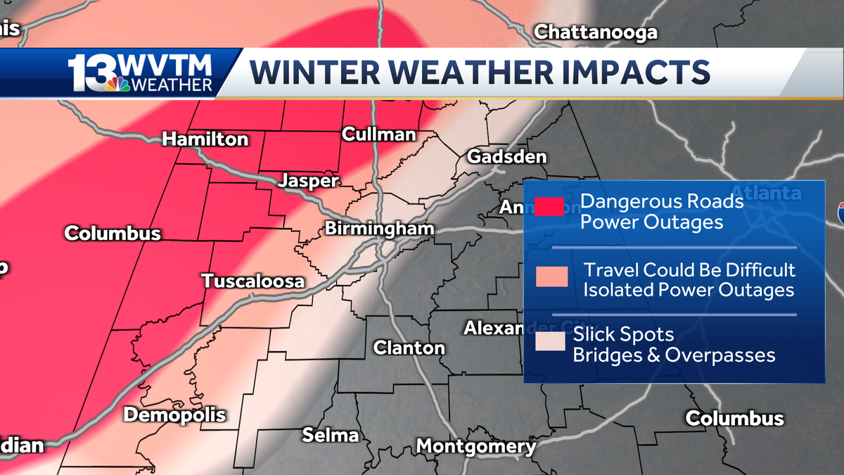 Winter Storm Warning: ALDOT urges people to stay off roads