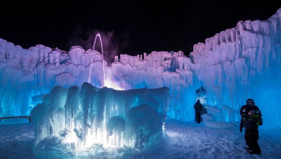 Construction on NH Ice Castles now underway