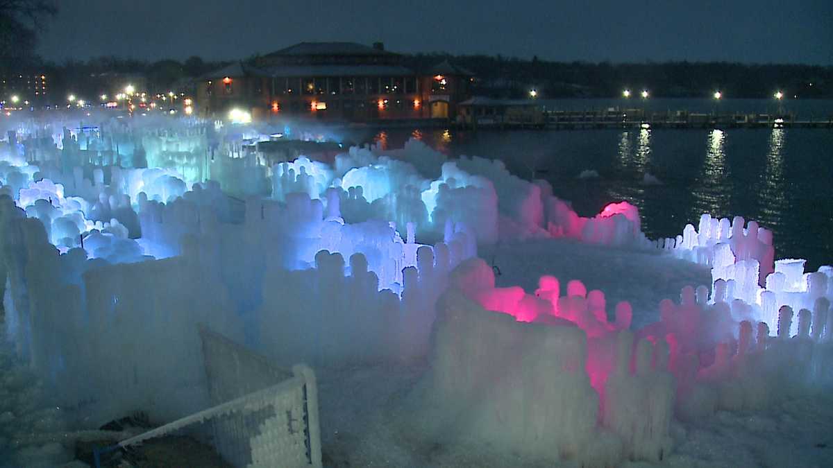 Photos: Behind the scenes of the Lake Geneva Ice Castles