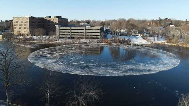 Maine's spinning ice disk reforms for first time since 2020 - Vimarsana News