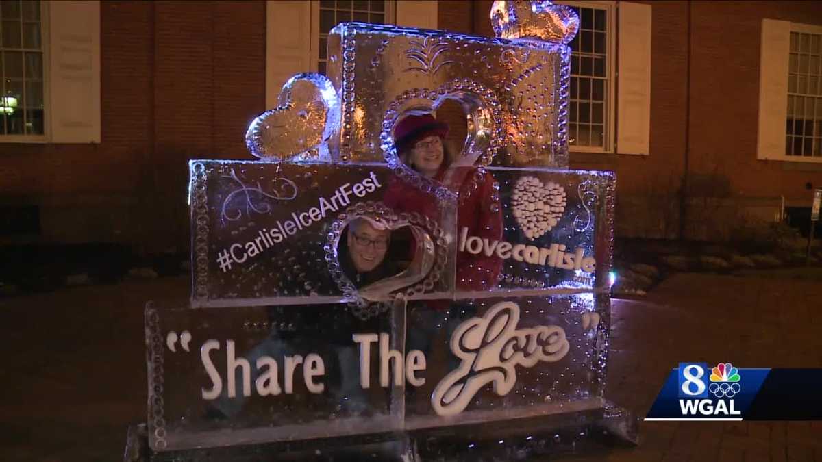 Annual Ice Art Fest begins in Carlisle