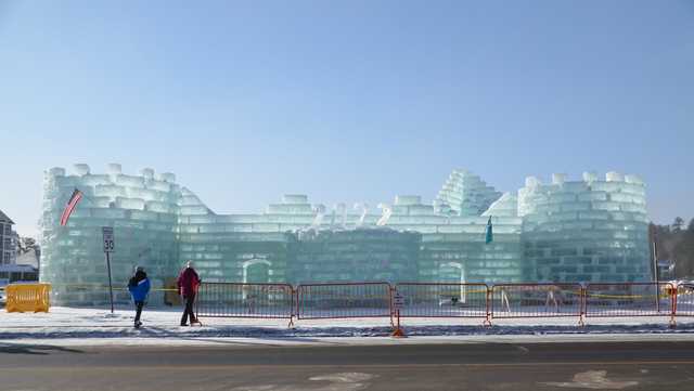 Anticipating wind and warmth, organizers to take down Saranac Lake ice palace - Vimarsana News