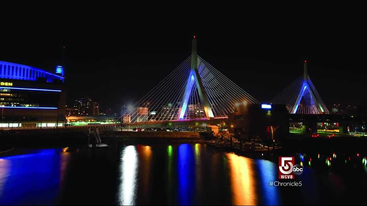 The New Icons: Berkeley Building and Zakim Bridge Light Up Boston