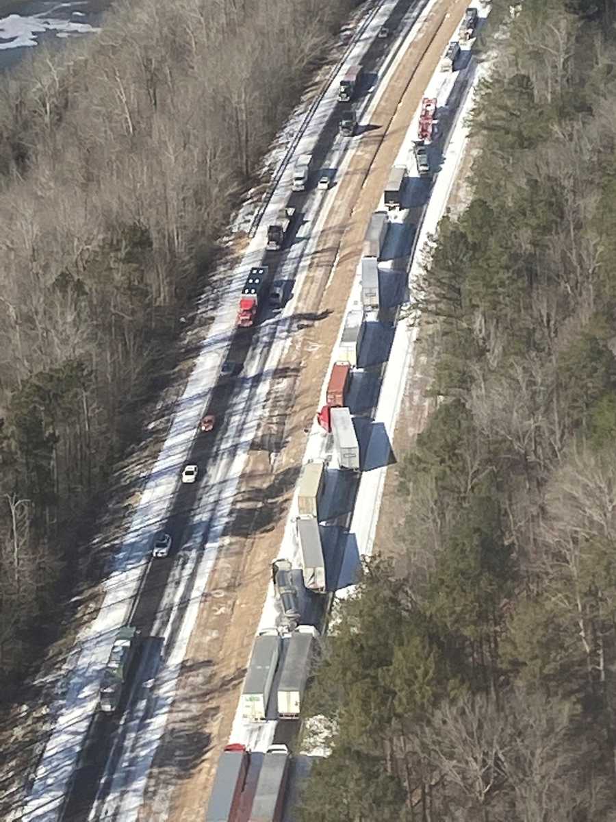 Alabama winter storm: Pictures, videos of snow