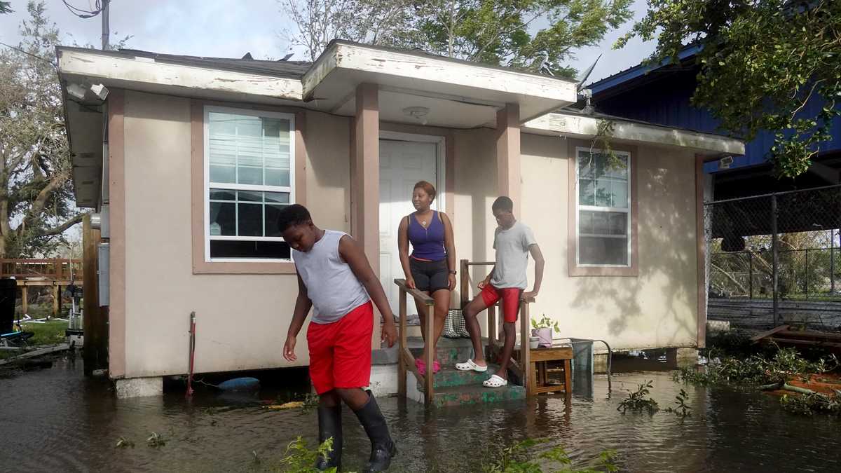 Louisiana damage after Hurricane Ida