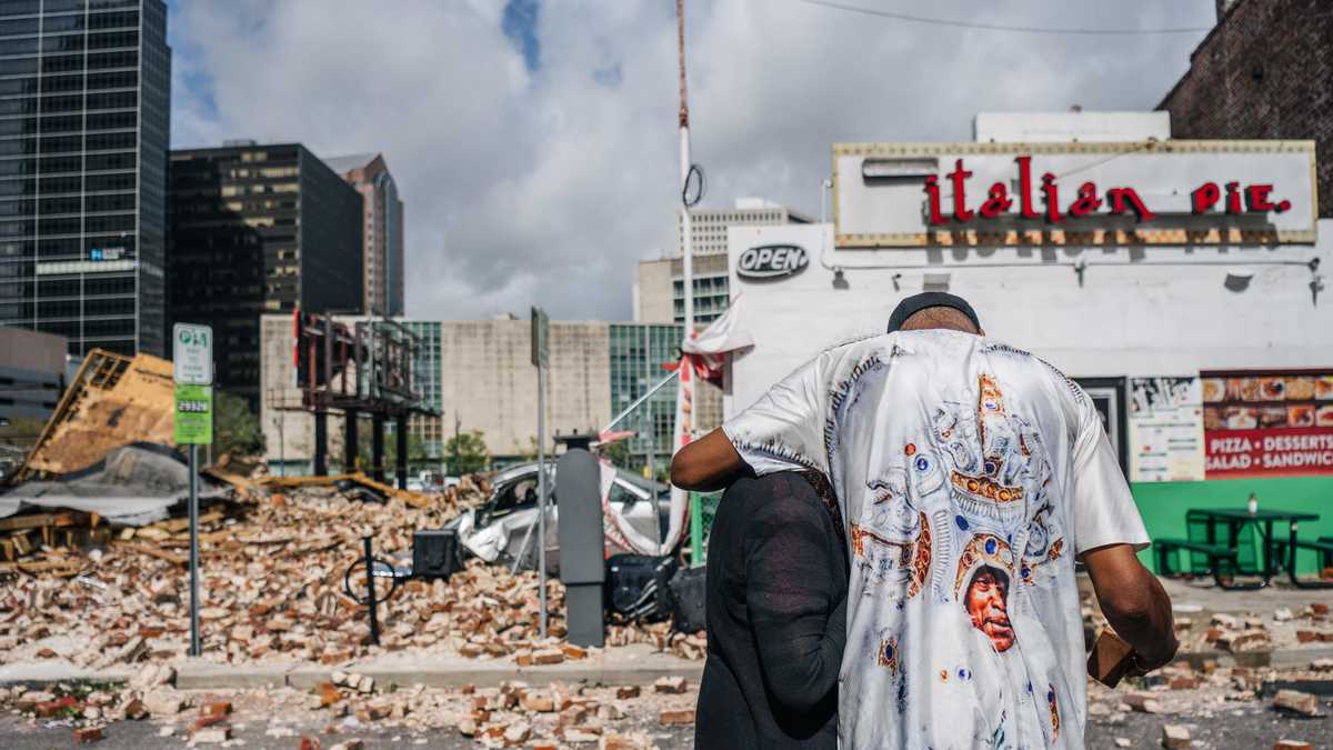 Louisiana damage after Hurricane Ida